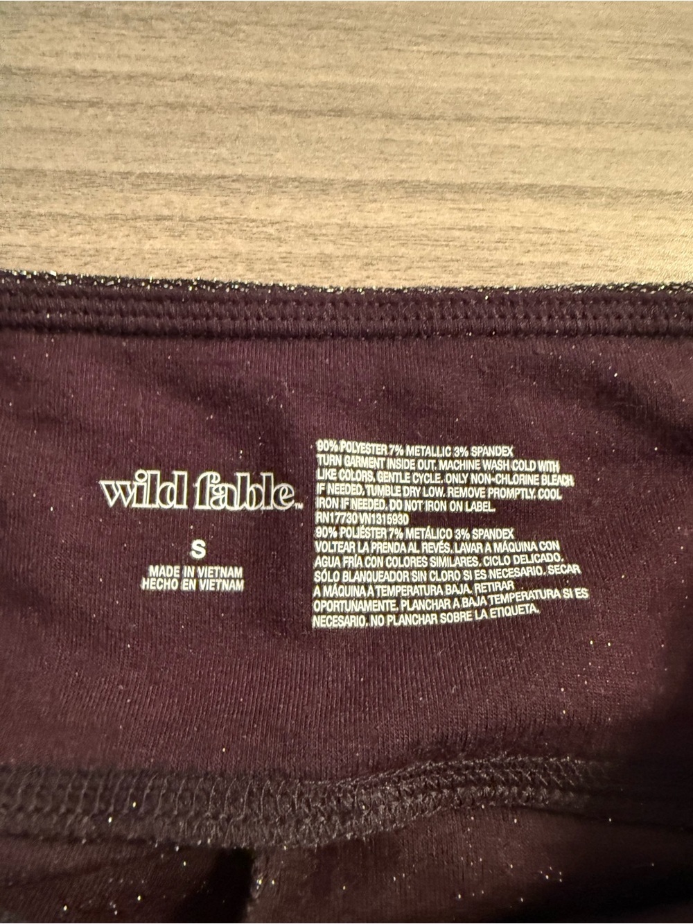 wild fable Black Sparkle Leggings - Picture 4 of 6